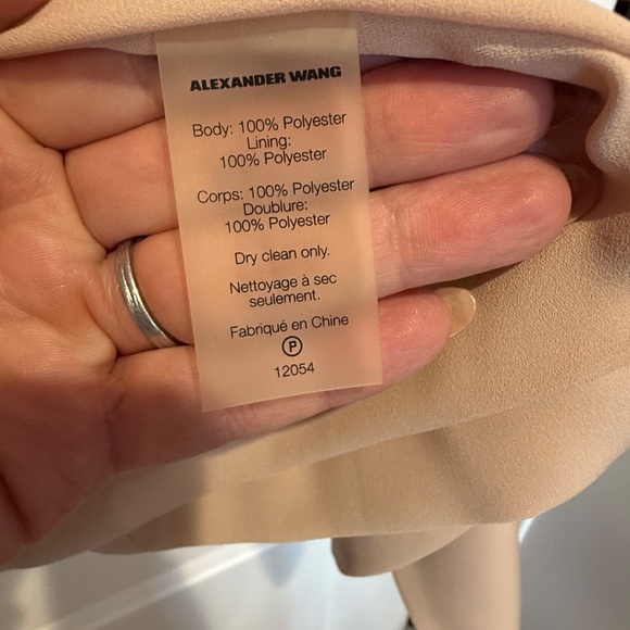 T by Alexander Wang : Oversized peach tone blazer - Picture 3 of 4